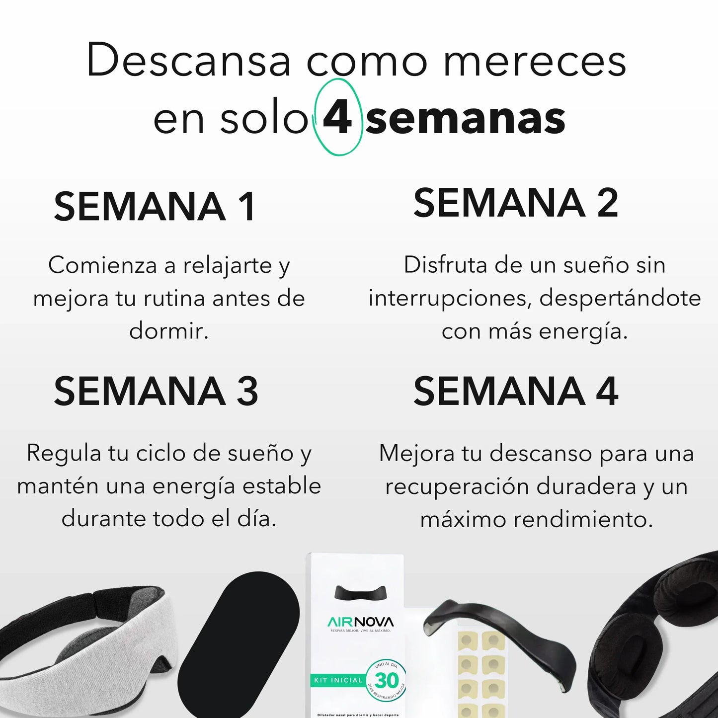 AirNova Kit Completo para Dormir