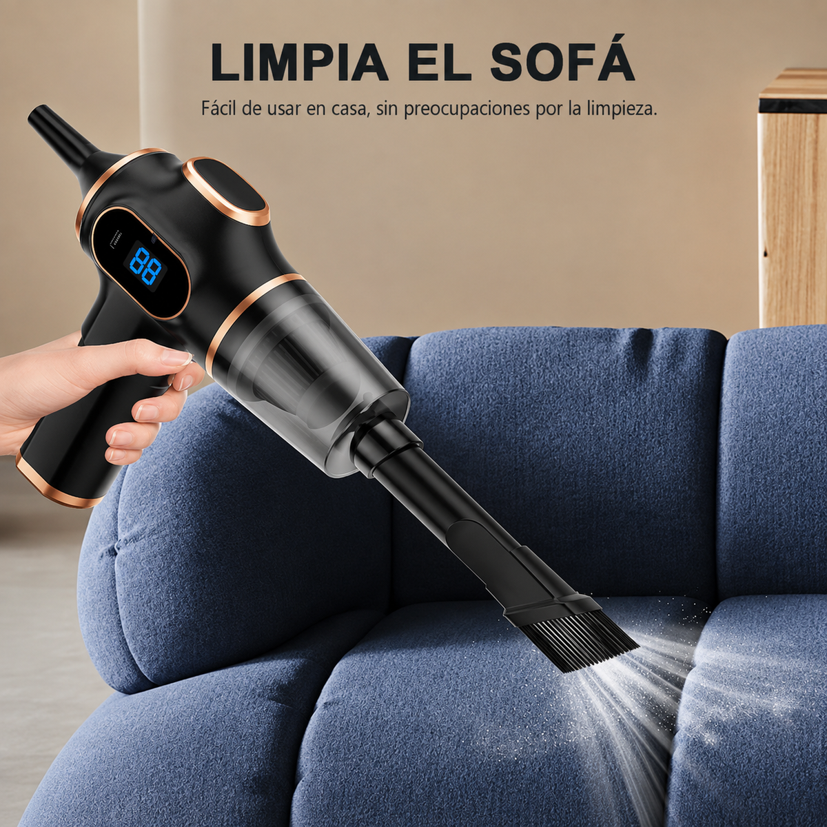 Aspirador Potente Inalámbrico Multiusos