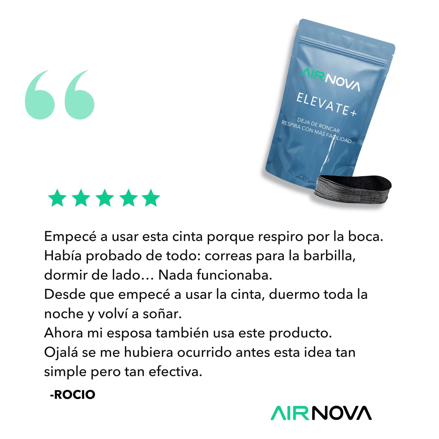 AirNova Cinta Bucal